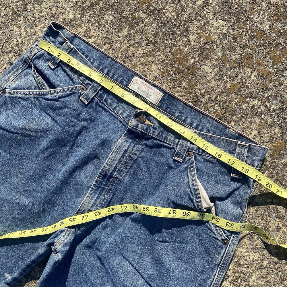 VTG Levi Strauss Signature Carpenter Jean 36x32 Wide Leg 90s Y2K Baggy VGC - Picture 9 of 14